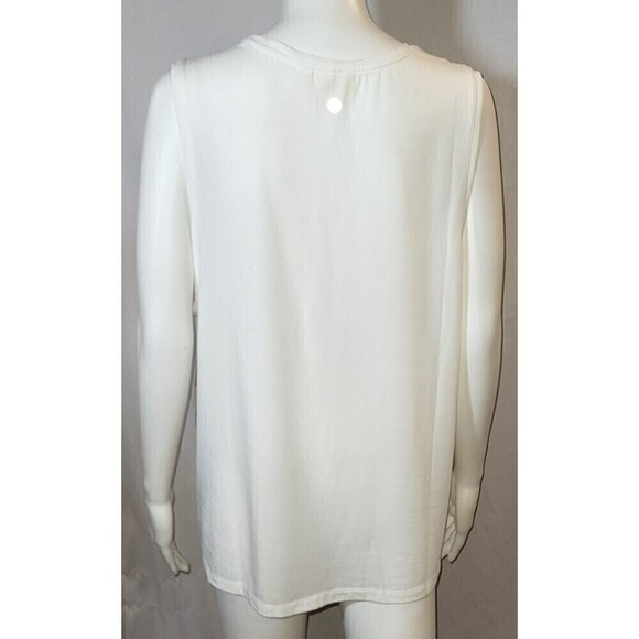 NWT - ZELLA Women’s Performance White Sleeveless Tee - Size L - Picture 5 of 9